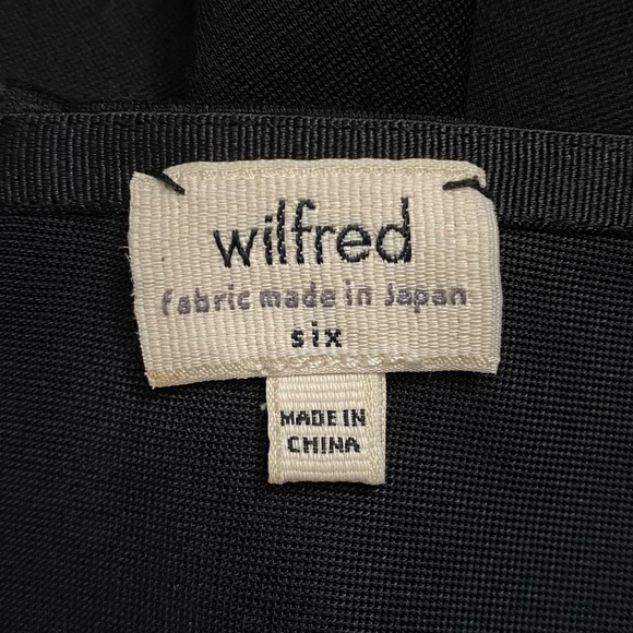 Wilfred Black Ivory Pencil Skirt 6 Career Mini - Picture 3 of 15